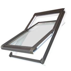 ENEVI VGO E2 55x98CM PVC rotation double vitrage okpol/ pièce