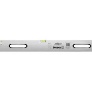 Rile ALU 250cm avec niveau a bulle Modeco Expert/ pièce