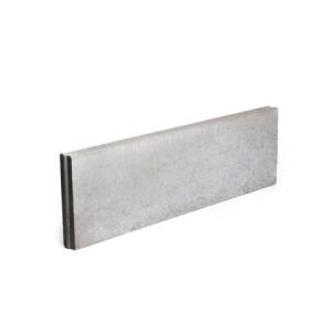 Bordure 100x30x5cm Grise beton/piece