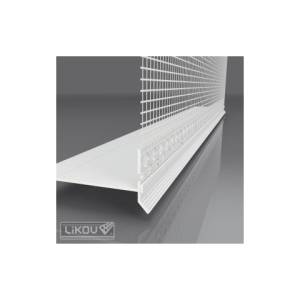 Rail-Corniere depart LW-106 PVC 2500x59x100cm 2.5m /ballot 62.5m
