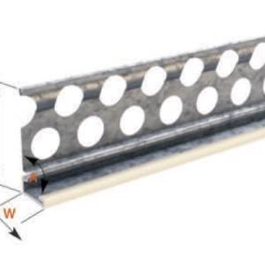 Cornière ARRET 10mm pour coin et départ avec bord PVC blanc catnic 6227/ pièce 3m