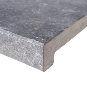 Margelle 60x40x5/3cm Ghotic pierre bleue Vietnam nez en L/ pièce