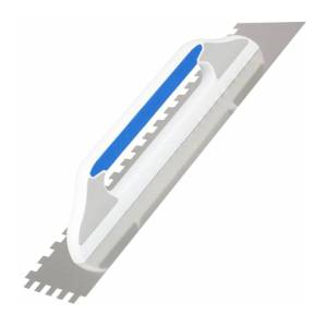 Taloche 130x480mm en inox 10x10mm poignée plastique G-12 Kubala 0254