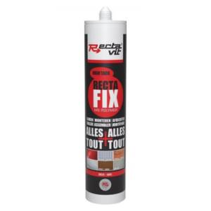 RECTAFIX tout + tout colle de montage polymère gris/ 290ml