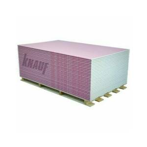 Plaque plâtre ROSE 12.5mm IGNIFUGE 260x120cm F13 Knauf/ Plaque 3.12m²