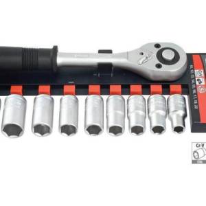 Set 9 clefs a Douille 10-22mm Modeco Expert