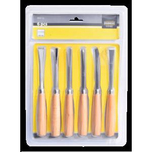 Set de 6 couteaux a bois Modeco Home