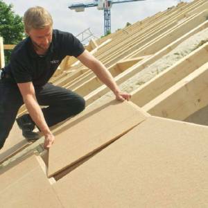 Steico Duo Dry toiture 4cm 2550 x 600mm RIGIDE TM/ panneau laine bois 1.53m2