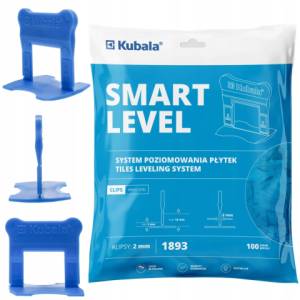 Clips Smart 2mm pour carrelage Kubala 1893/ 100 pièces