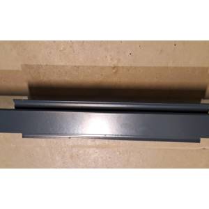 Manchon 350mm pour COUVRE MUR Aluminium 7016 brillant 1mm/ pièce