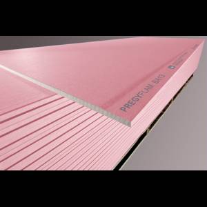 Plaque plâtre ROSE 12.5mm 260x120cm PREGYFLAM BA feu/ plaque 3.12m2